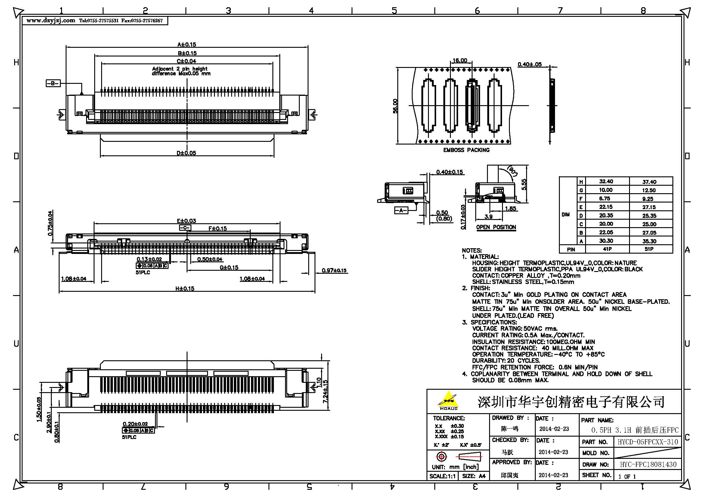 0.5PH 3.1H 前插后压FPC产品图.jpg