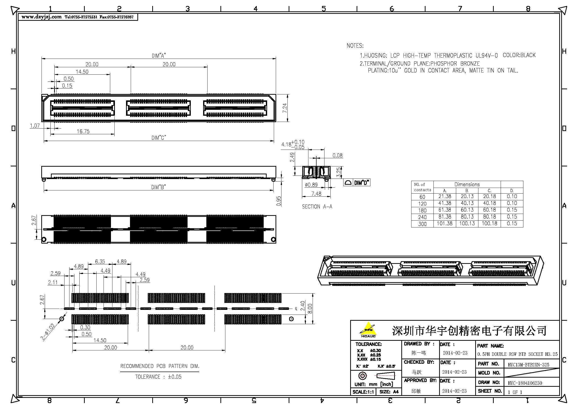 0.5PH DOUBLE ROW BTB SOCKET H3.25 公座产品图.jpg