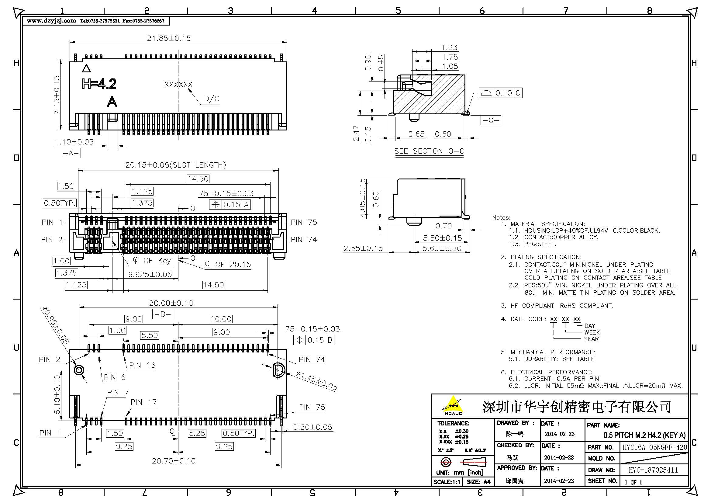 NGFF M.2 A KEY 4.2H 0.5PH产品图_页面_1.jpg